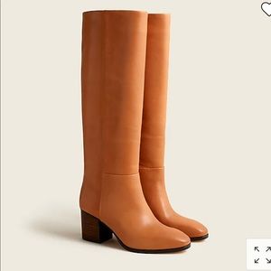 J crew Sadie knee-high boots in leather